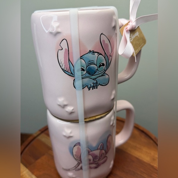 RAE DUNN Disney COSMIC CUTIES & SPACEY SWEETIES mug set, NWT - Picture 9 of 10